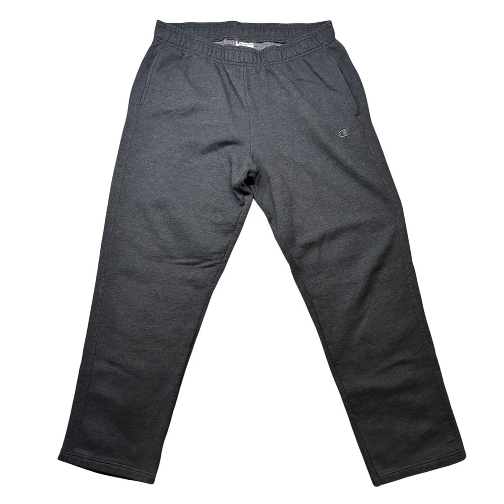 Champion Sweatpants Mens 2XL Charcoal Gray Eco Authentic Fleece Relaxed‎